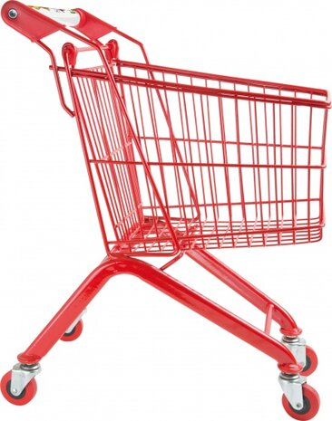 winkelwagen rood 50 x 32 x 64 cm