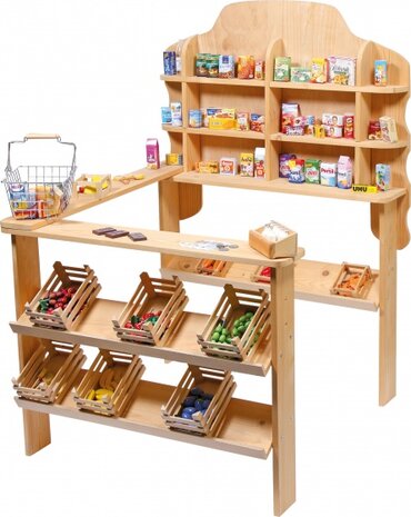 winkelbalie hout junior 85 x 92 x 120 cm
