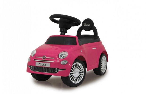 loopauto Fiat500 60 x 27,5 x 38 cm roze