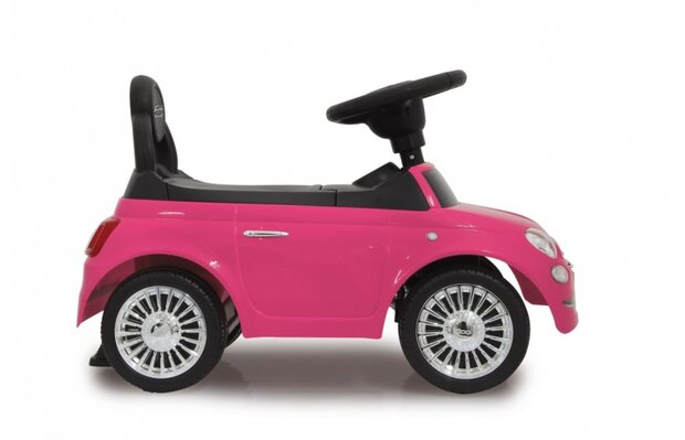 loopauto Fiat500 60 x 27,5 x 38 cm roze