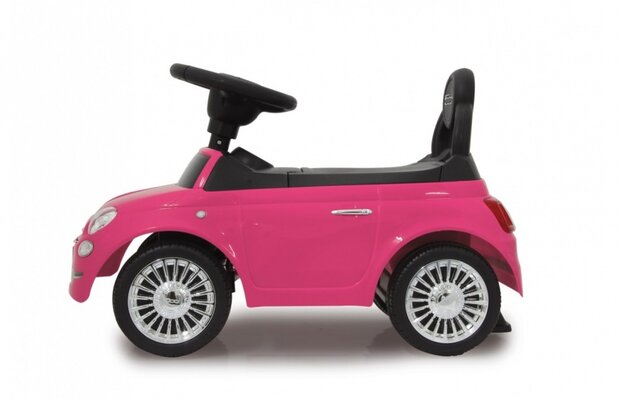 loopauto Fiat500 60 x 27,5 x 38 cm roze