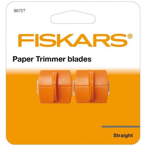 reservemesjes papiersnijder oranje 2 cm 2 stuks