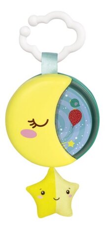 muziekknuffel Sleepy Moon geel 25 cm