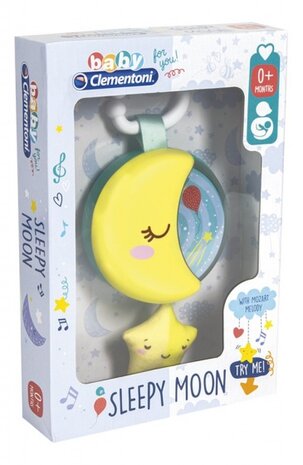 muziekknuffel Sleepy Moon geel 25 cm