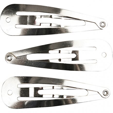 haarspelden 10 stuks zilver