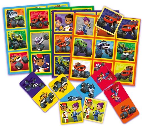 3-in-1 spellen (memo, lotto, domino) Blaze