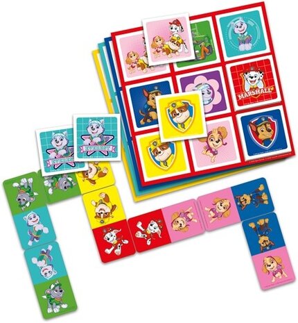 3-in-1 spellen (memo, lotto, domino) Paw Patrol