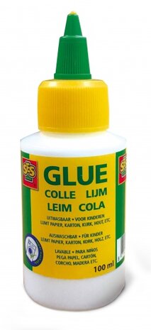 uitwasbare lijm junior 100 ml transparant
