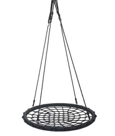nestschommel 60 cm polyethyleen zwart