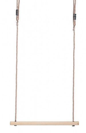 trapeze 46 cm hout lichtbruin
