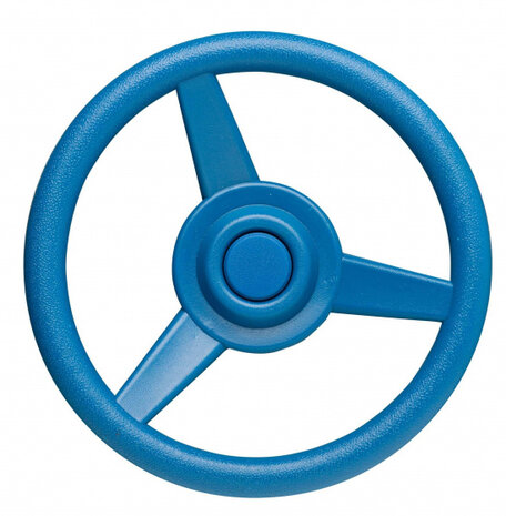 stuurwiel voor speelhuisje 30 cm blauw