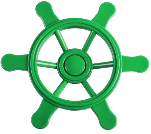 piratenstuurwiel voor speelhuisje 21,5 cm groen