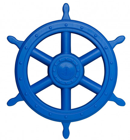 piratenstuurwiel voor speelhuisje 52 cm blauw