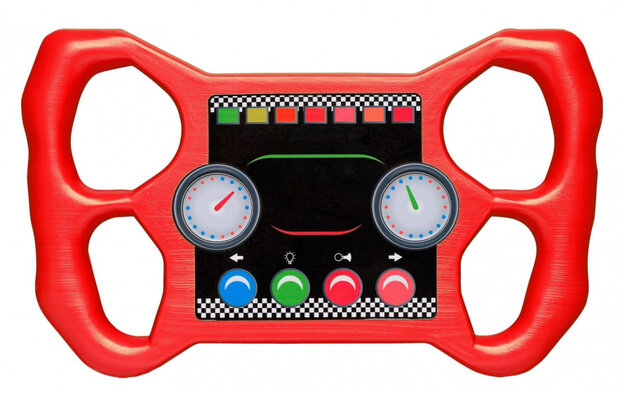 racestuur voor speelhuisje 30 cm rood