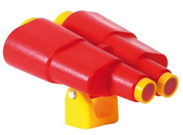 verrekijker voor speelhuisje 30 cm rood