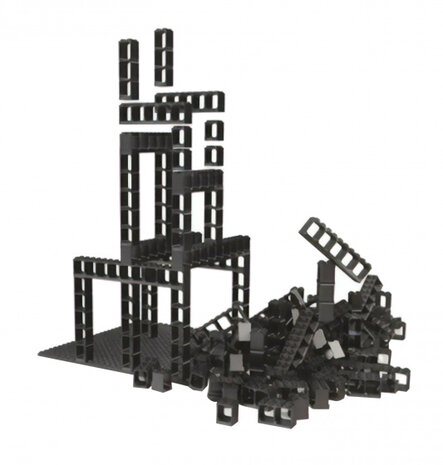 knikkerbaan constructie-elementen 77-delig