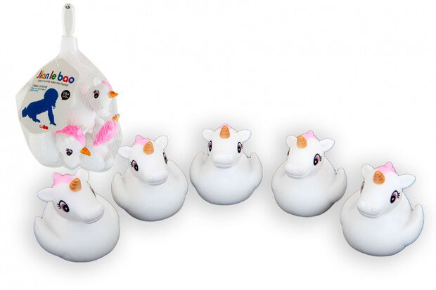 baddieren eenhoorns 5 stuks