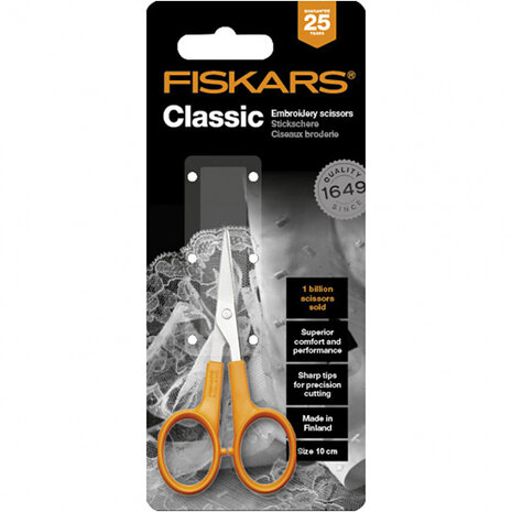 Klassieke Precisie Schaar 10 cm oranje