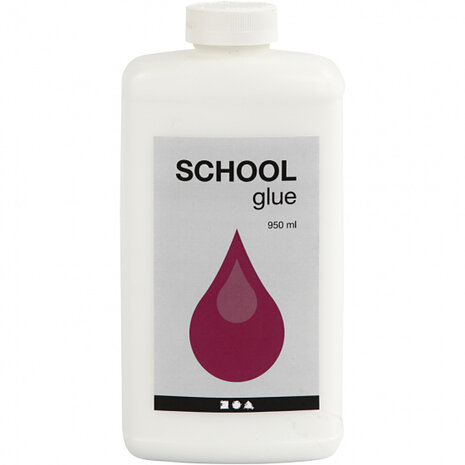 schoollijm wit 950 ml