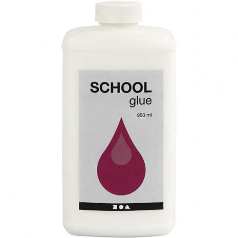 schoollijm wit 950 ml