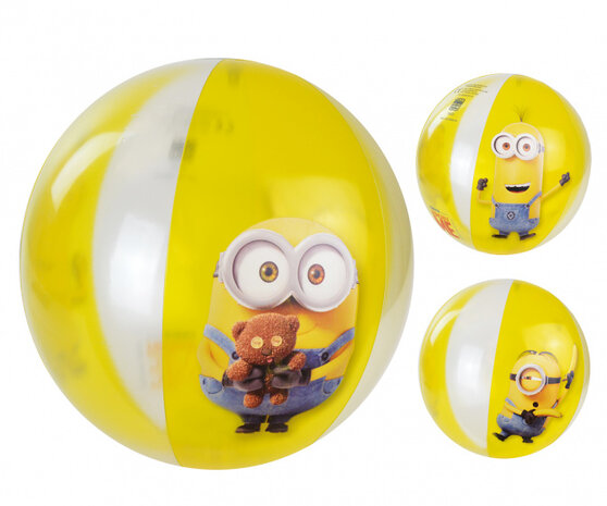 strandbal Minions 29 cm geel