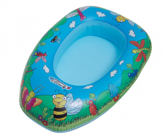 opblaasboot Insecten 80 x 54 cm blauw