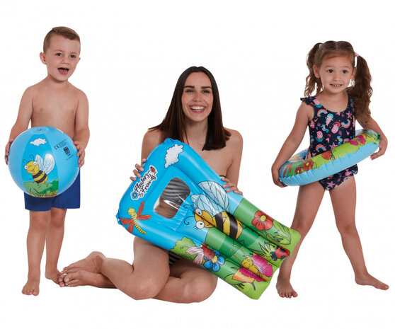 strandset blauw 3-delig