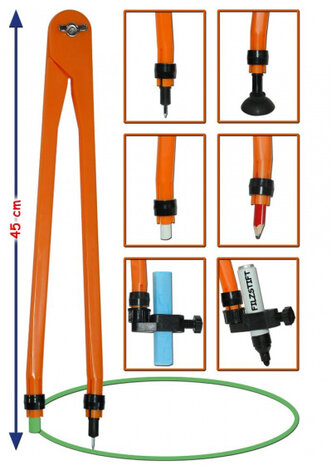 reuzen passer afmeting 45 cm