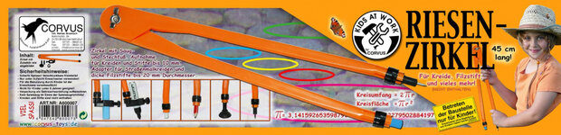 reuzen passer afmeting 45 cm