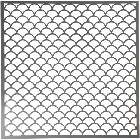 sjabloon vel golven 30,5 x 30,5 cm