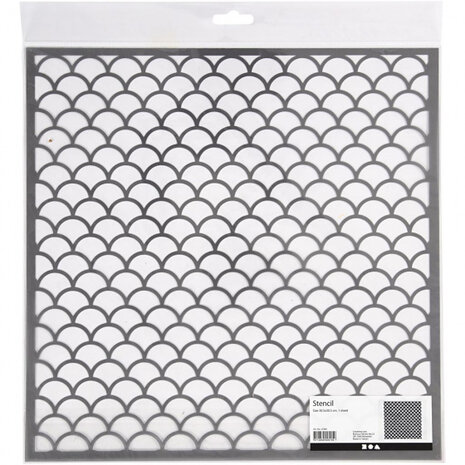 sjabloon vel golven 30,5 x 30,5 cm