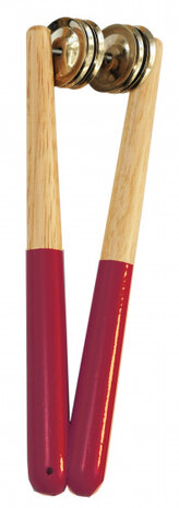 crotales stick hout donkerrood 18 cm