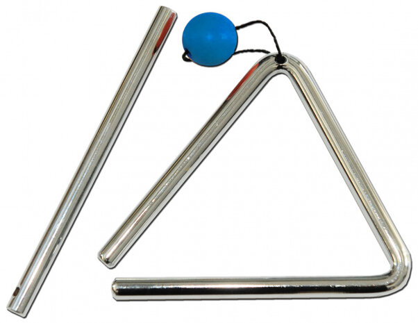 triangel mini blauw 10 cm