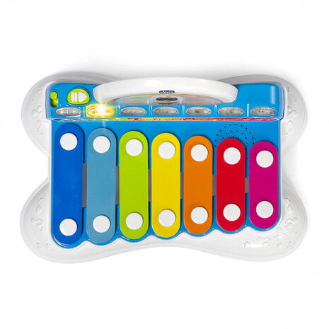 elektronische xylofoon Flash junior 26 cm wit 3-delig
