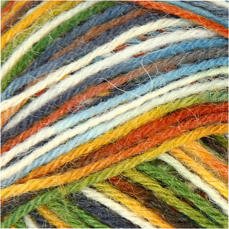Sokkengaren L: 200m multicolor harmonie 50gr
