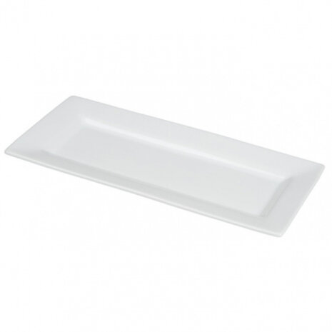 serveerschaal wit 28,5 x 13,5 x 2 cm