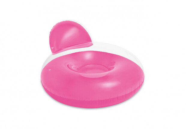 opblaasbare stoel vinyl 137 x 122 cm roze