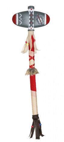 indianenbijl 38 cm rood