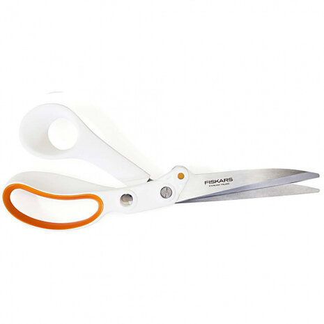 stofschaar softgrip rechtshandig 24cm wit