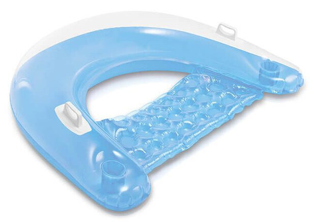 loungestoel Sit &#039;n Float 152 x 99 cm vinyl blauw