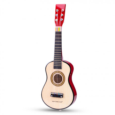 gitaar 60 cm junior hout naturel 4-delig