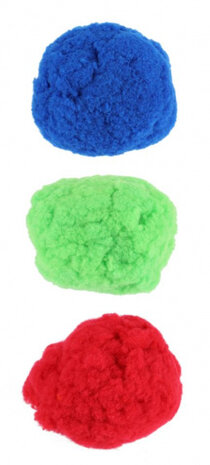 splashballen XL 15 cm junior blauw/groen/rood 3 stuks