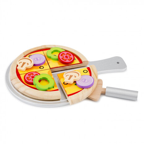pizza set junior 28 cm hout 14-delig