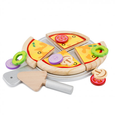 pizza set junior 28 cm hout 14-delig
