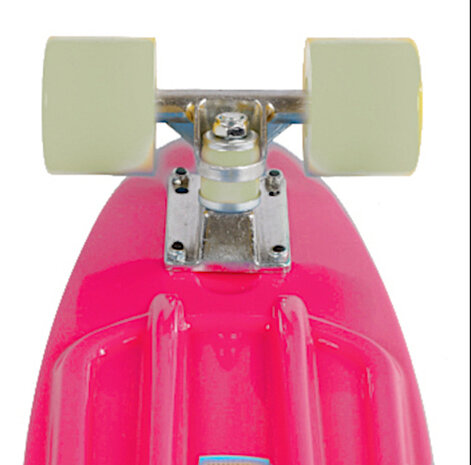 skateboard Retro 56 cm polypropyleen roze