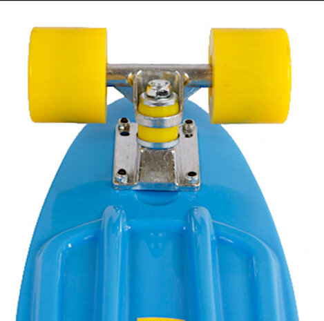 skateboard Retro 56 cm polypropyleen blauw