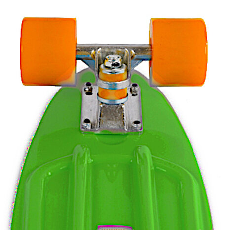 skateboard Retro 56 cm polypropyleen groen
