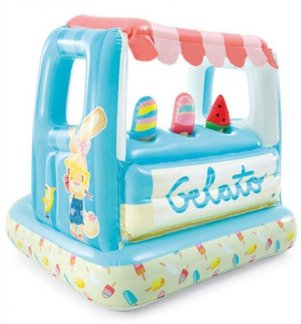opblaaszwembad 48672NP Gelato 127 x 102 x 33 cm blauw