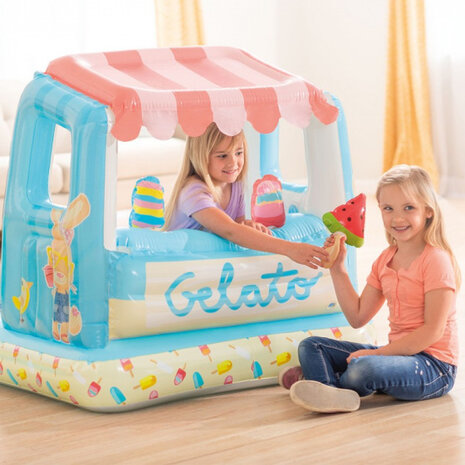 opblaaszwembad 48672NP Gelato 127 x 102 x 33 cm blauw