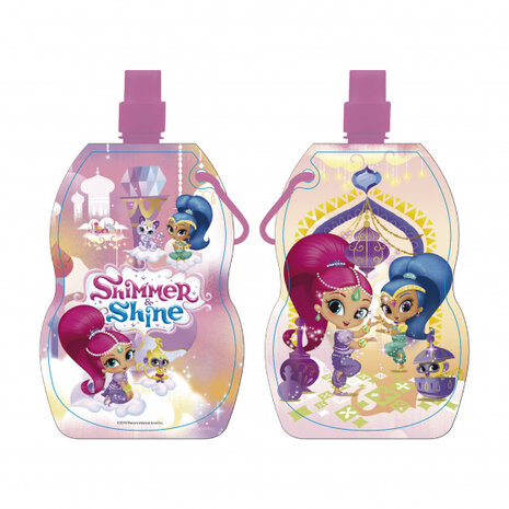schoolbeker opvouwbaar Shimmer &amp; Shine 500 ml paars
